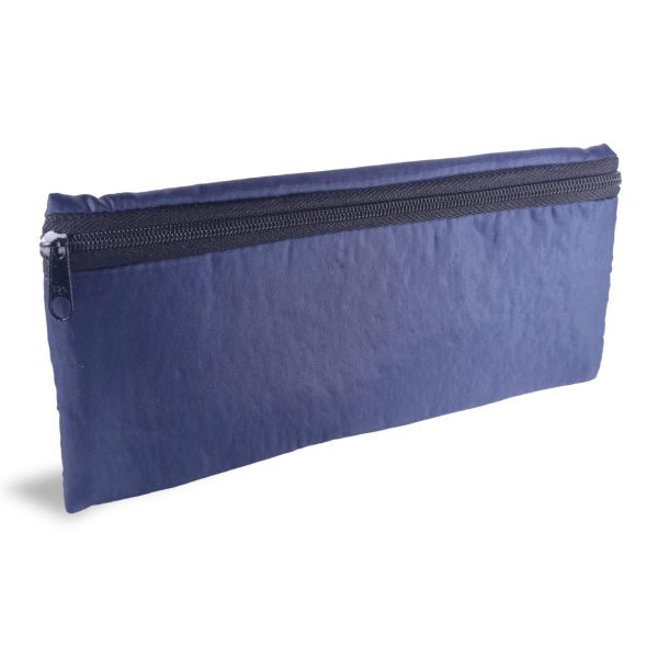 Bolsinha costurada em Nylon Azul Marinho