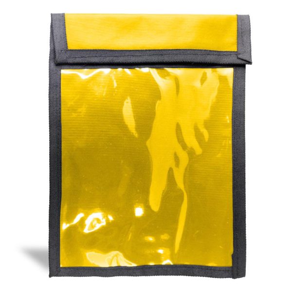 Porta Ordem de Serviço com Velcro (Laboratório para Serviço) Amarelo