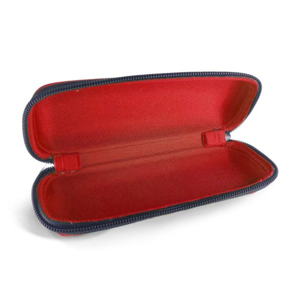 Estojo Receituário com Zíper Vermelho