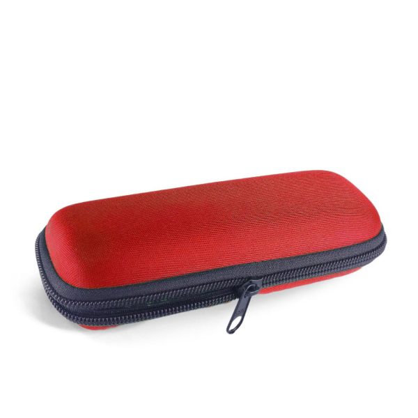 Estojo Receituário com Zíper Vermelho